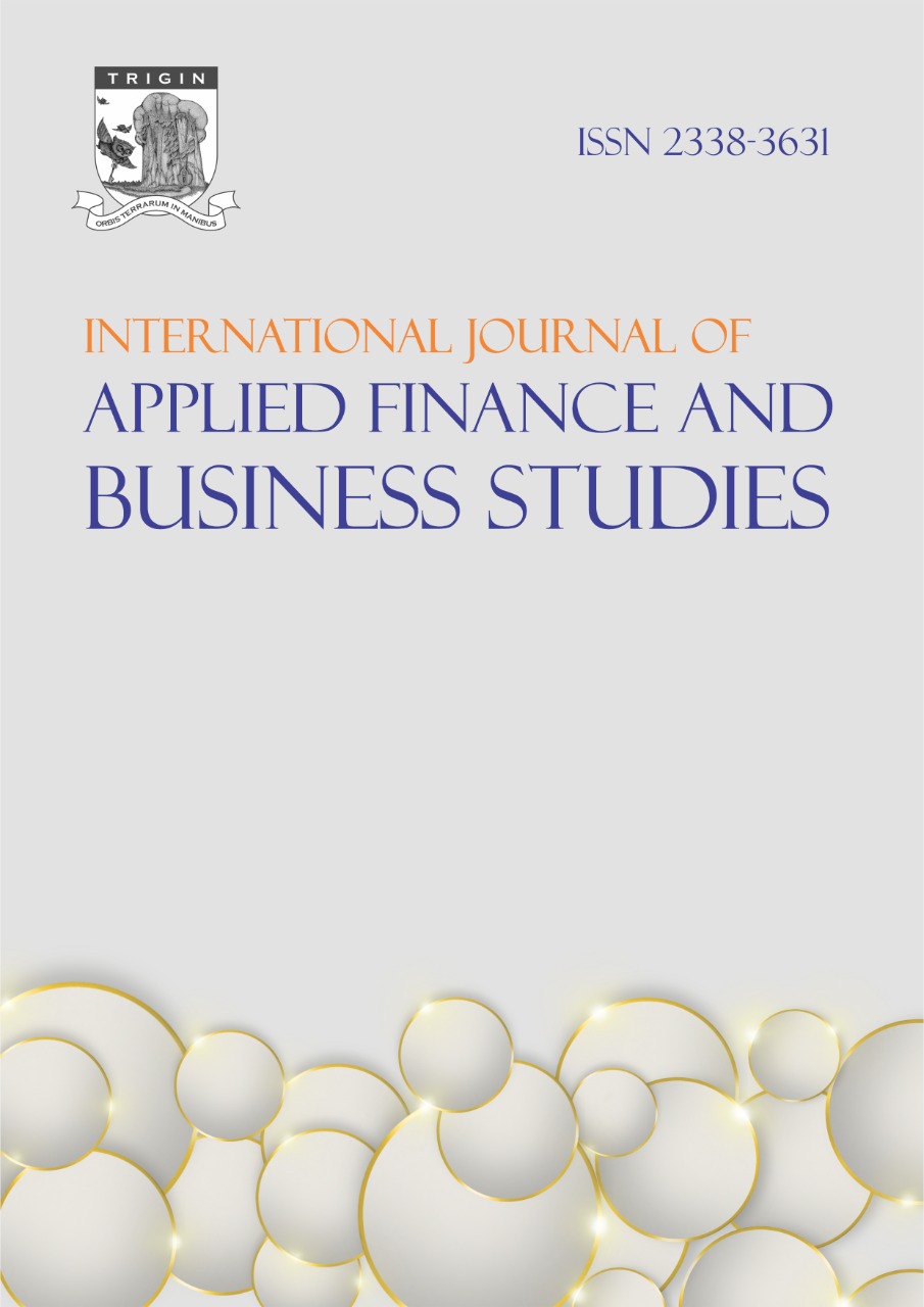 					View Vol. 8 No. 2 (2020): September:  Applied Finance and Business Studies
				
